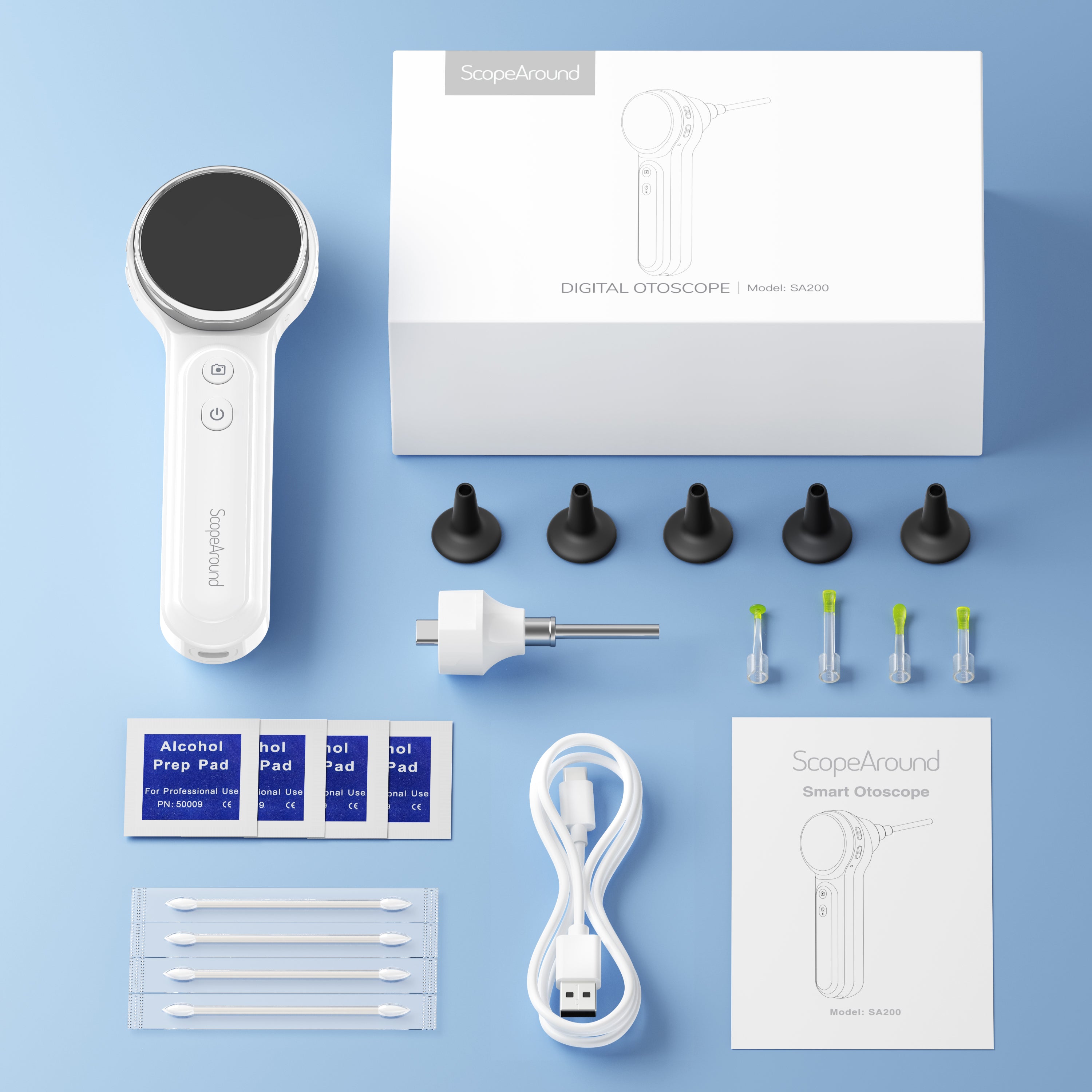 SA200 3-in-1 Digital Otoscope